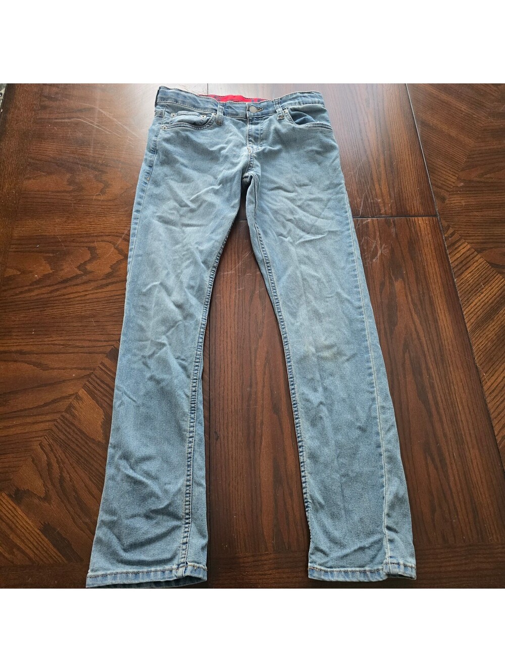Levi's 511 slim blue jeans youth 16 regular 28 x 30 classic denim business